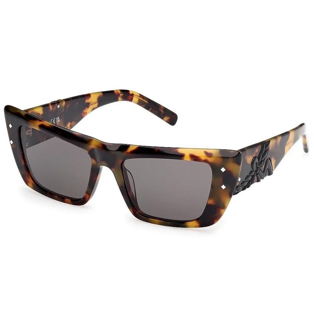 NEW 🌟 in Pouch MCM Women's Havana Cat Eye Sunglasses - Picture 3 of 6